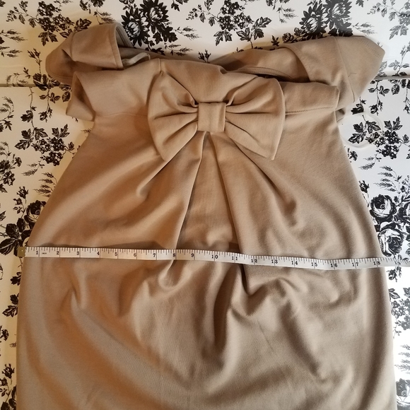 Nude bow dress l7 - Picture 11 of 11
